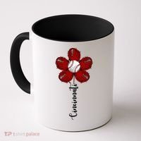 Cincinnati Flower Baseball Coffee Mug thumb 0