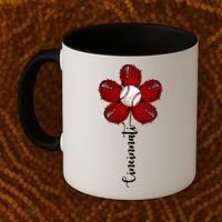 Cincinnati Flower Baseball Coffee Mug thumb 2