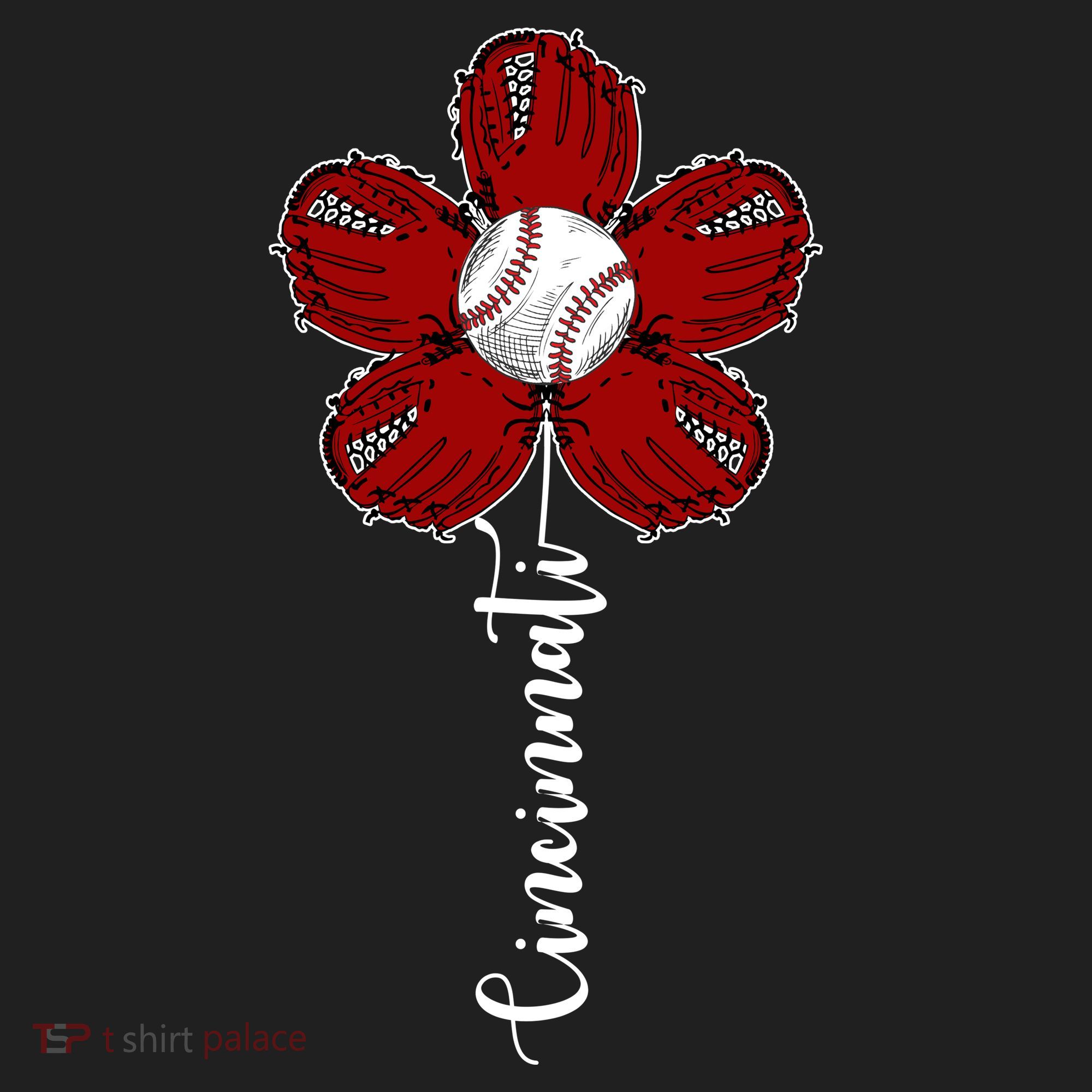 Cincinnati Flower Baseball Tumbler