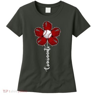 Cincinnati Flower Baseball Women's T-Shirt