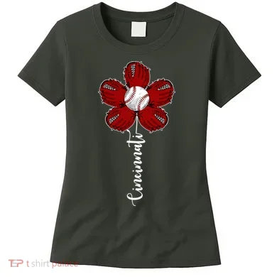 Cincinnati Flower Baseball Women's T-Shirt