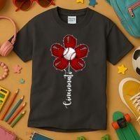 Cincinnati Flower Baseball Kids T-Shirt thumb 3
