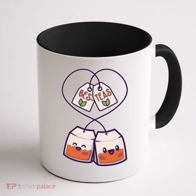 Cute Funny BesTeas Best Friend Tea Bags Coffee Mug back
