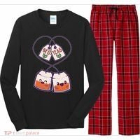 Cute Funny BesTeas Best Friend Tea Bags Long Sleeve Pajama Set thumb 0