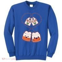 Cute Funny BesTeas Best Friend Tea Bags Sweatshirt thumb 0