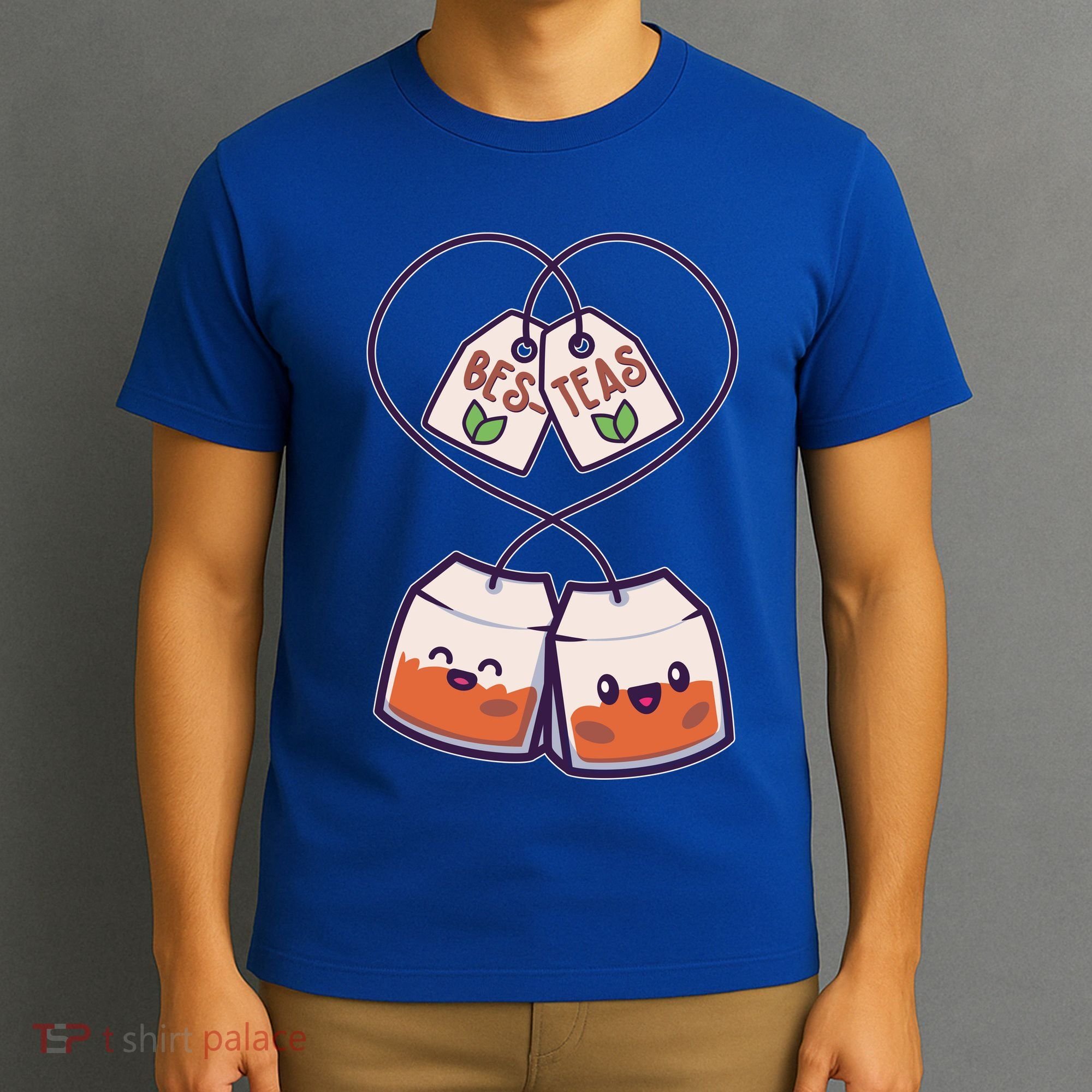 Cute Funny BesTeas Best Friend Tea Bags T-Shirt