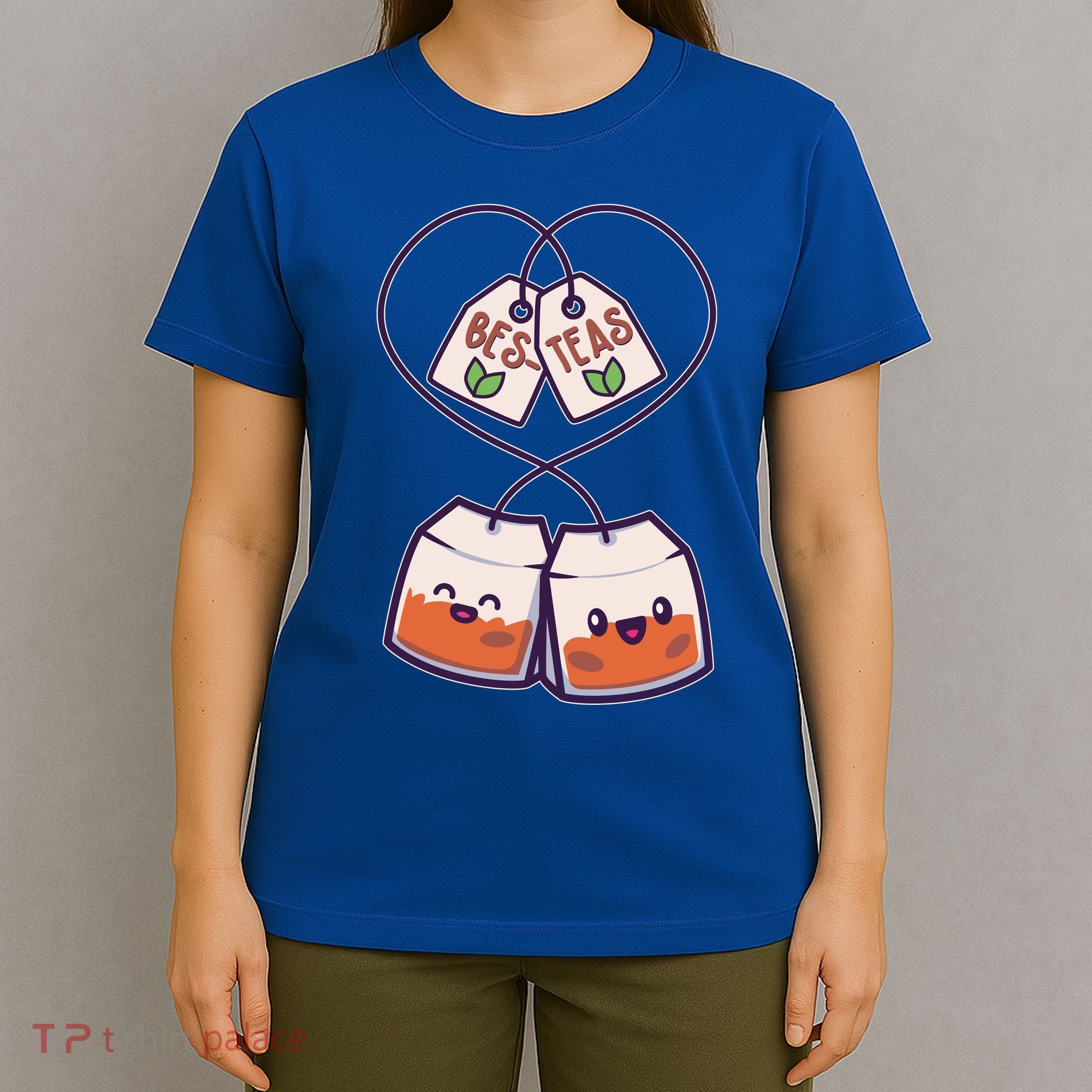 Cute Funny BesTeas Best Friend Tea Bags T-Shirt