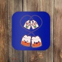 Cute Funny BesTeas Best Friend Tea Bags Coaster thumb 0