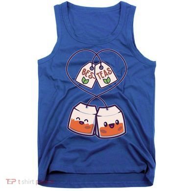 Cute Funny BesTeas Best Friend Tea Bags Tank Top