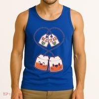 Cute Funny BesTeas Best Friend Tea Bags Tank Top thumb 3