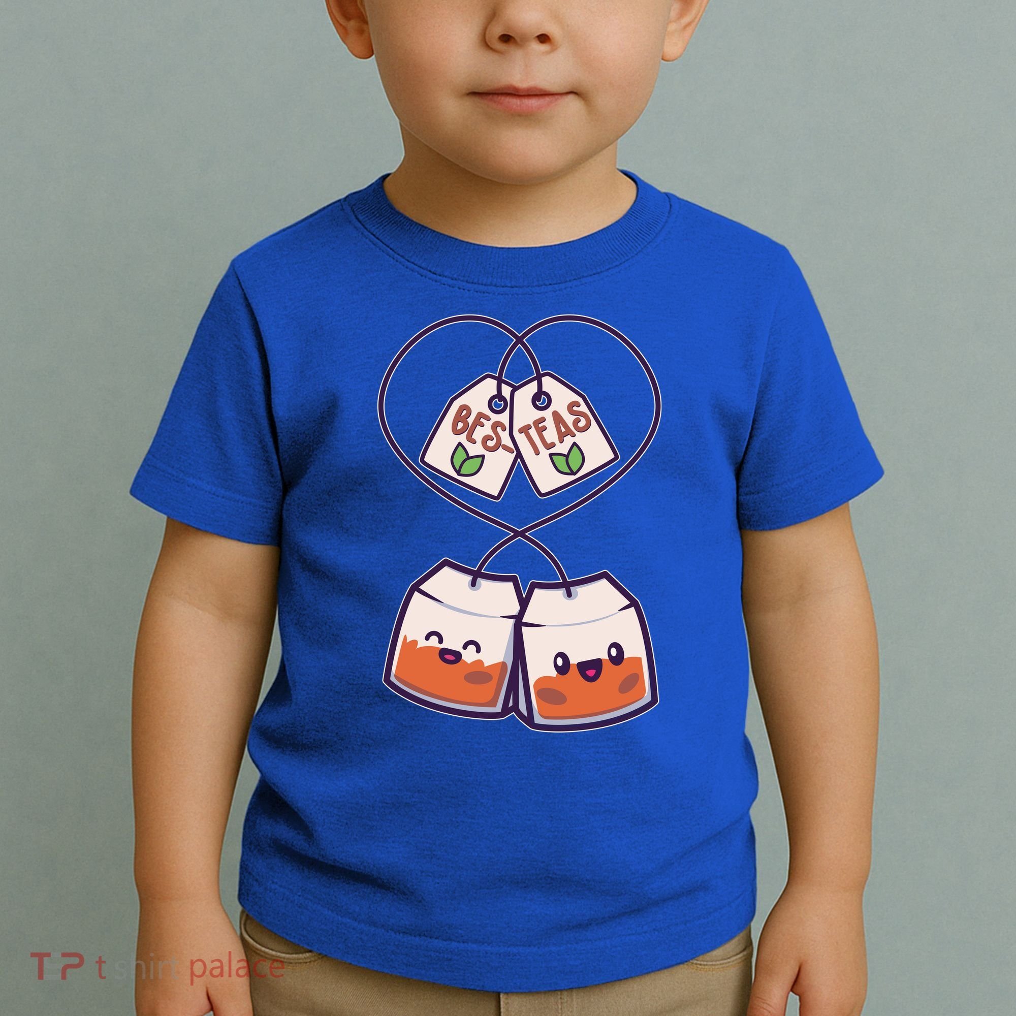 Cute Funny BesTeas Best Friend Tea Bags Toddler T-Shirt