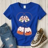 Cute Funny BesTeas Best Friend Tea Bags Women's T-Shirt thumb 3