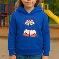 Cute Funny BesTeas Best Friend Tea Bags Kids Hoodie thumb 3
