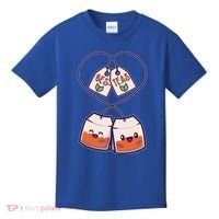 Cute Funny BesTeas Best Friend Tea Bags Kids T-Shirt thumb 0