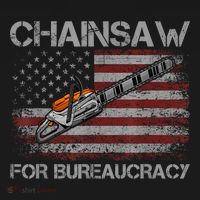 Chainsaw For Bureaucracy American Flag Chainsaw Toddler Hoodie thumb 2
