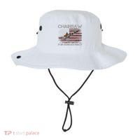Chainsaw For Bureaucracy American Flag Chainsaw Bucket Hat thumb 0