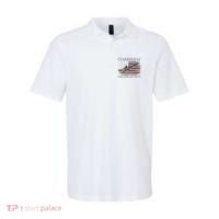 Chainsaw For Bureaucracy American Flag Chainsaw Polo thumb 0