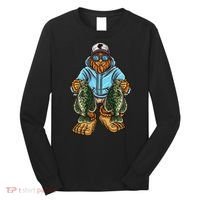 Crappie Fishing Bigfoot Panfishing Fishermen Long Sleeve Shirt thumb 0