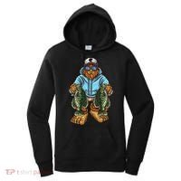 Crappie Fishing Bigfoot Panfishing Fishermen Women's Hoodie thumb 0