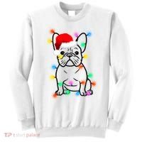 Cute French Bulldog Christmas Lights Sweatshirt thumb 0