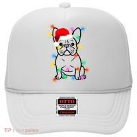 Cute French Bulldog Christmas Lights Hat thumb 0