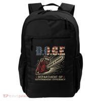 Chainsaw For Bureaucracy Funny D.O.G.E Doge Usa Flag Backpack thumb 0
