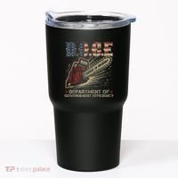 Chainsaw For Bureaucracy Funny D.O.G.E Doge Usa Flag Tumbler thumb 0
