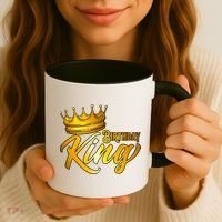 Cute Funny Birthday King Gift For S Birthday Gift Coffee Mug thumb 3