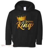 Cute Funny Birthday King Gift For S Birthday Gift Toddler Hoodie thumb 0