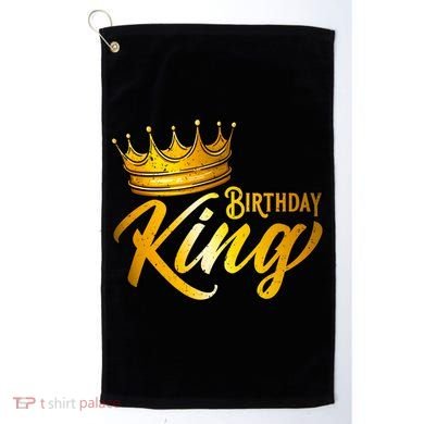 Cute Funny Birthday King Gift For S Birthday Gift Golf Towel