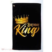 Cute Funny Birthday King Gift For S Birthday Gift Golf Towel thumb 0