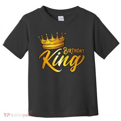 Cute Funny Birthday King Gift For S Birthday Gift Toddler T-Shirt