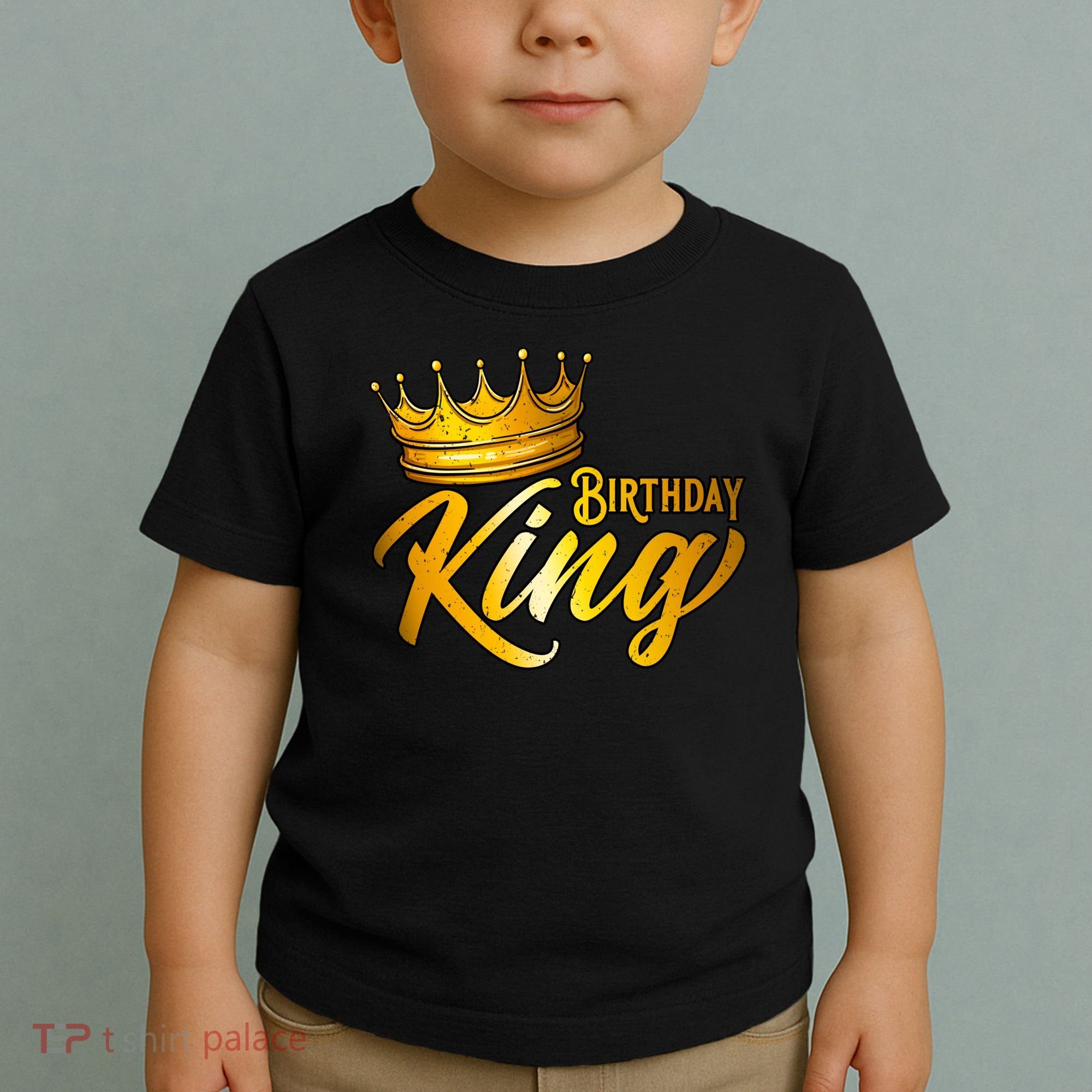 Cute Funny Birthday King Gift For S Birthday Gift Toddler T-Shirt