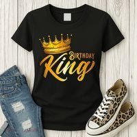 Cute Funny Birthday King Gift For S Birthday Gift Women's T-Shirt thumb 3