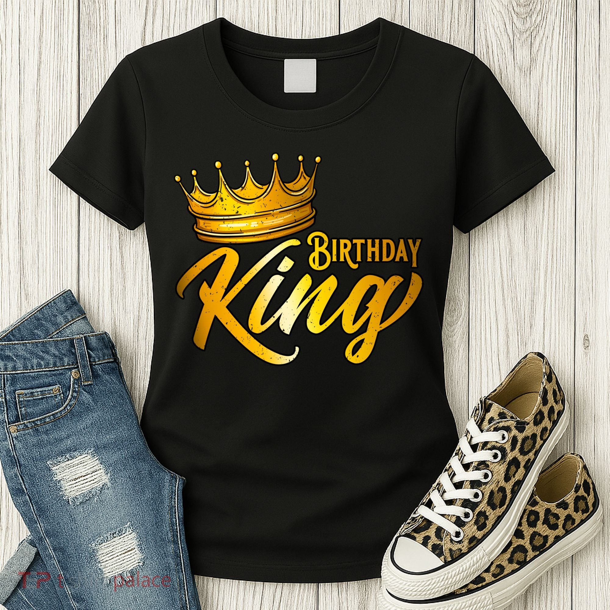 Cute Funny Birthday King Gift For S Birthday Gift Women's T-Shirt