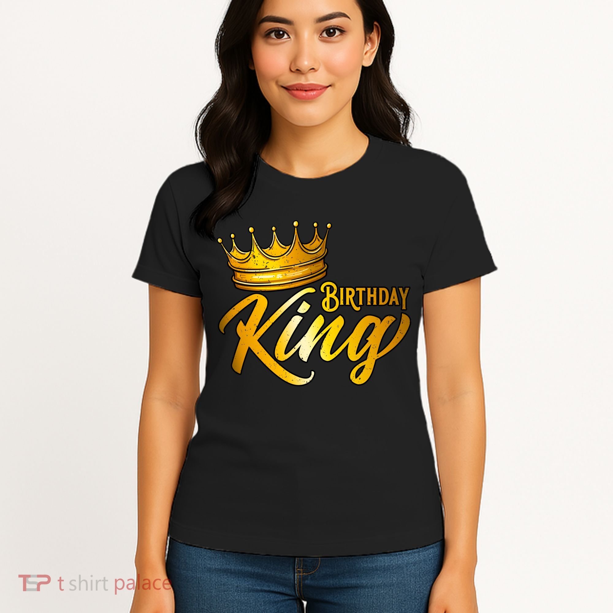 Cute Funny Birthday King Gift For S Birthday Gift Women's T-Shirt