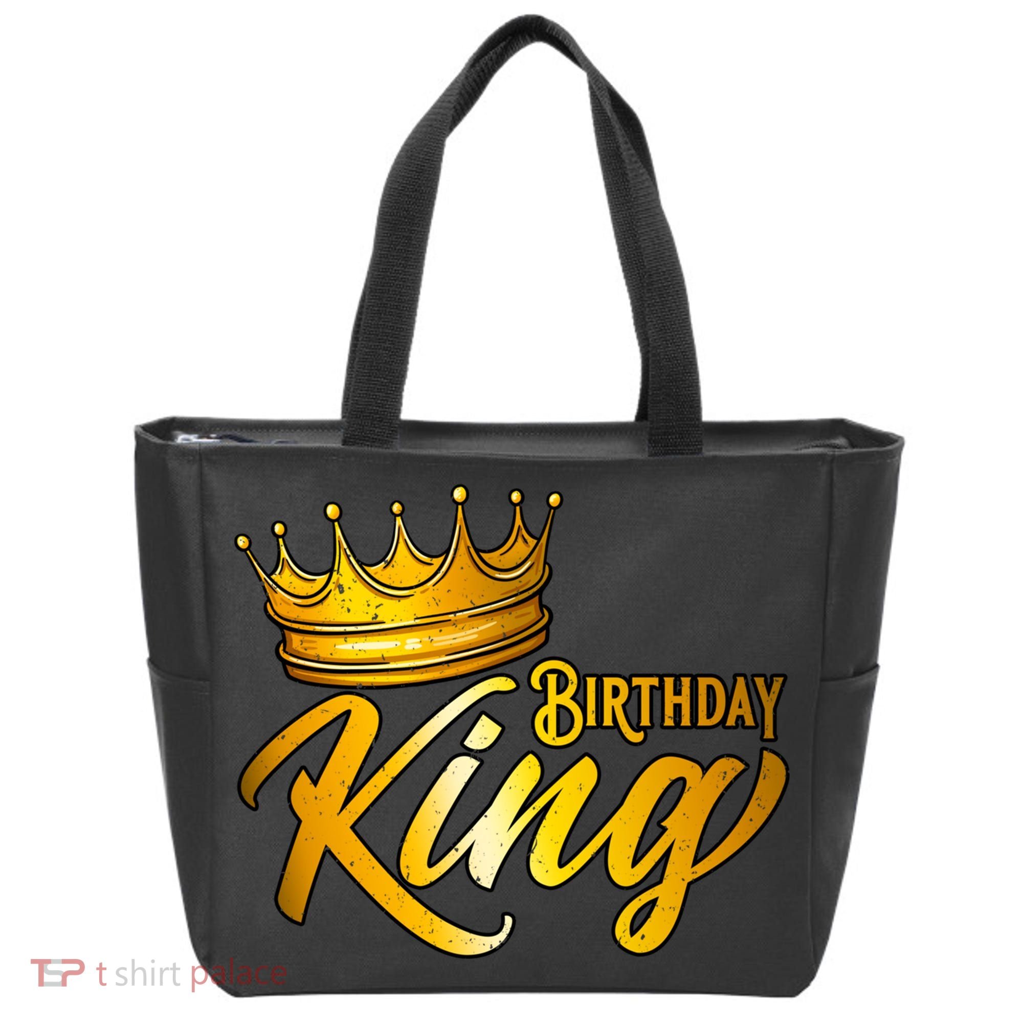 Cute Funny Birthday King Gift For S Birthday Gift Tote Bag