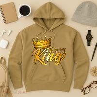Cute Funny Birthday King Gift For S Birthday Gift Hoodie thumb 3