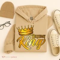 Cute Funny Birthday King Gift For S Birthday Gift Hoodie thumb 4