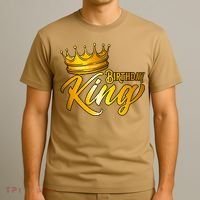 Cute Funny Birthday King Gift For S Birthday Gift T-Shirt thumb 3