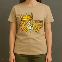 Cute Funny Birthday King Gift For S Birthday Gift T-Shirt thumb 4