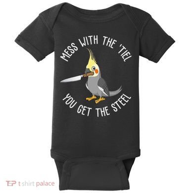 Cockatiel Funny Bird Lover Cockatiel Baby Bodysuit