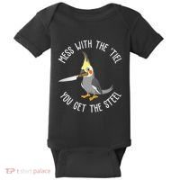 Cockatiel Funny Bird Lover Cockatiel Baby Bodysuit thumb 0