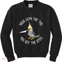 Cockatiel Funny Bird Lover Cockatiel Kids Sweatshirt thumb 0