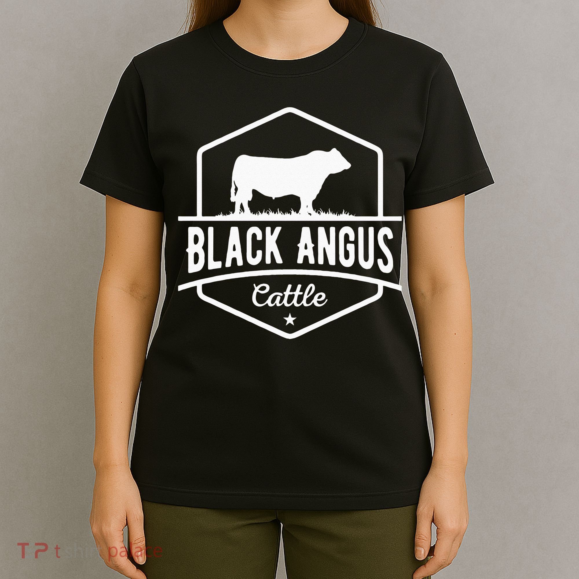Cow Farmer Black Angus Cattle T-Shirt