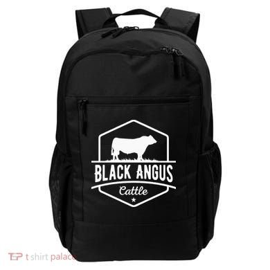 Cow Farmer Black Angus Cattle Backpack