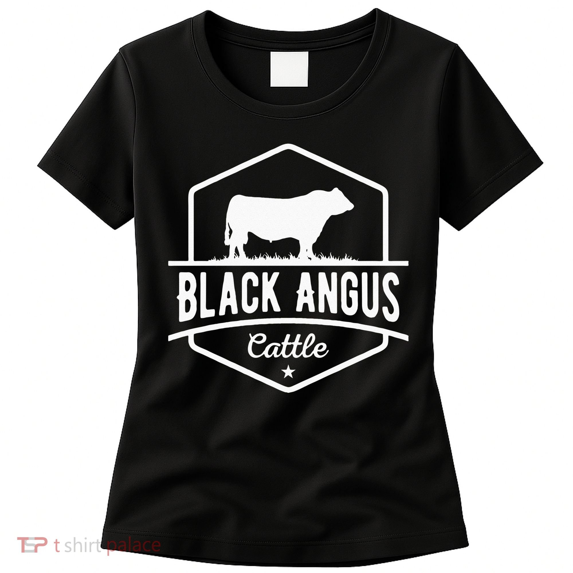 Cow Farmer Black Angus Cattle Women's T-Shirt