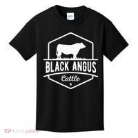Cow Farmer Black Angus Cattle Kids T-Shirt thumb 0