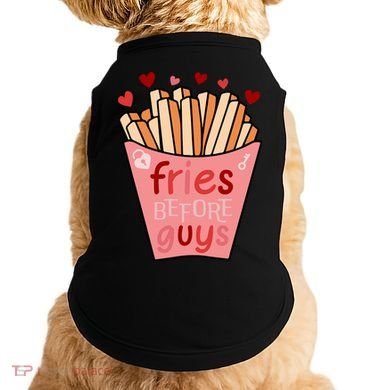 Cute Fries Before Guys Valentine's Day Gift Doggie Tank