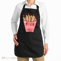 Cute Fries Before Guys Valentine's Day Gift Apron thumb 2